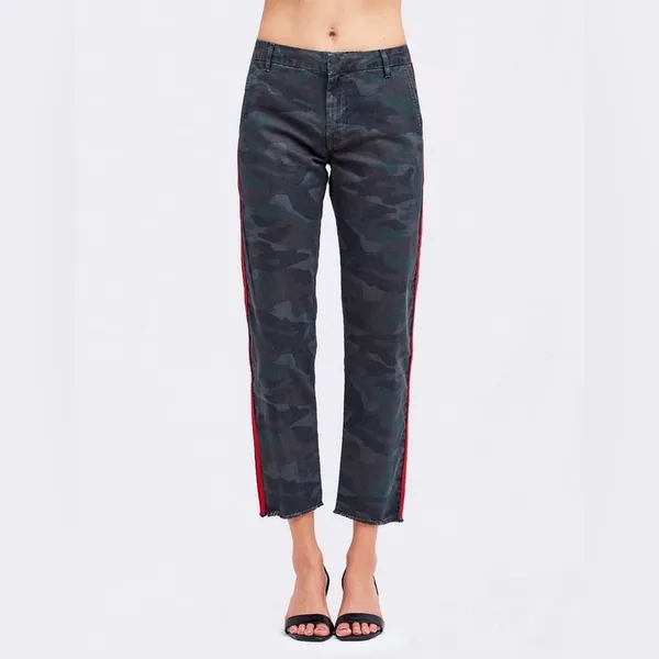 Sundry x Anthropologie Side Trim Camo Le Soleil Pants in Charcoal Size 27 - Image 3