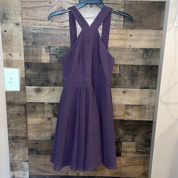 Lulu’s Forevermore Dusty Purple Skater Dress - Image 5