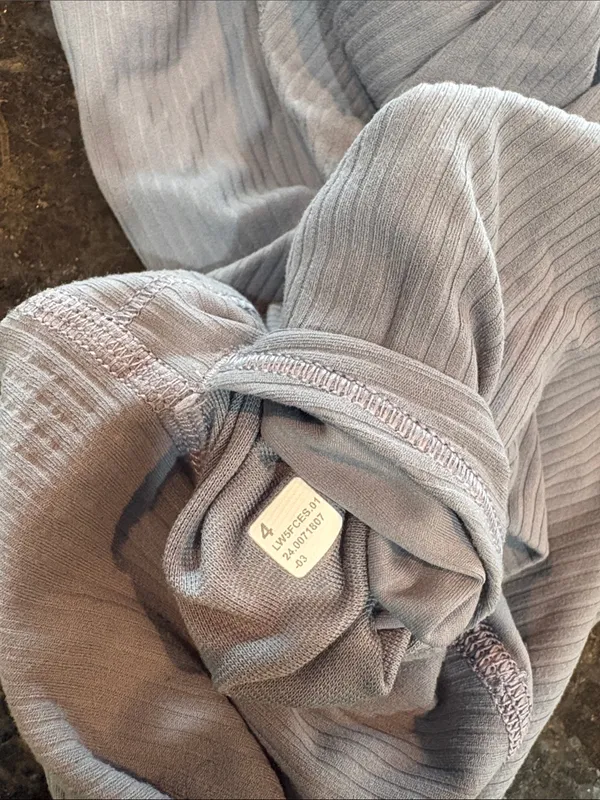 Lululemon High-Waist ribbed Leggings in dusty blue, 4 - Image 2