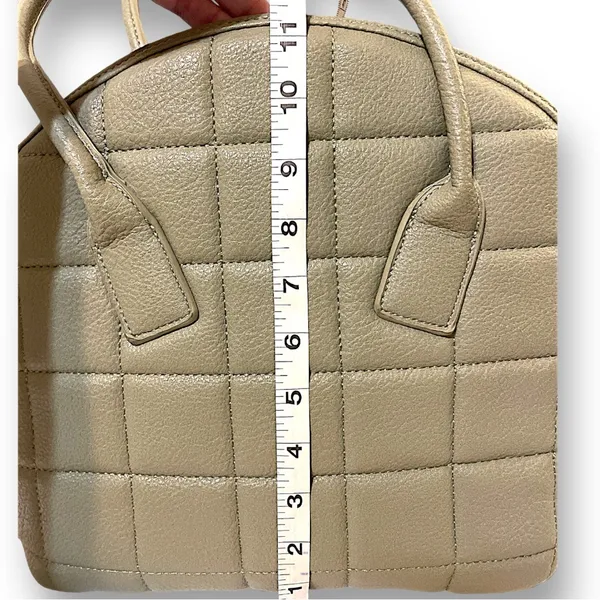 Bowler Style Bag•Bag•Shoulder Bag•Purse•Tote•Olive Green•Vintage Boutique Style - Image 5