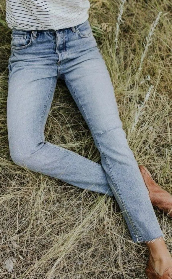 Free People We the Free Stella Raw-Hem Skinny Jeans - Image 2