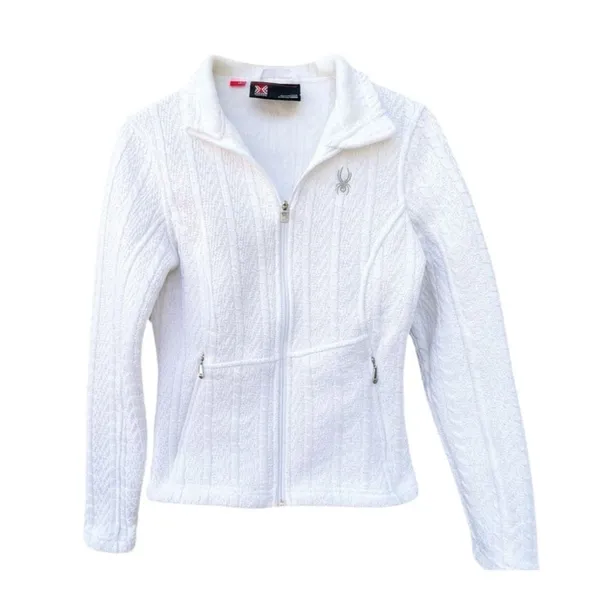Spyder Core sweater jacket size small fleece lined full zip. - Image 2