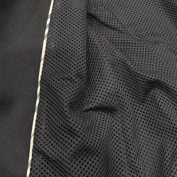 Burberry London Wool Blazer Nylon Pockets Black Womens 4 - Image 11
