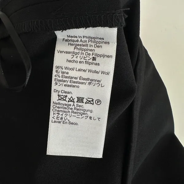 J.Crew Pencil Knee Length Skirt Italian Bi Stretch Wool Black $168 US 4 NWT - Image 8