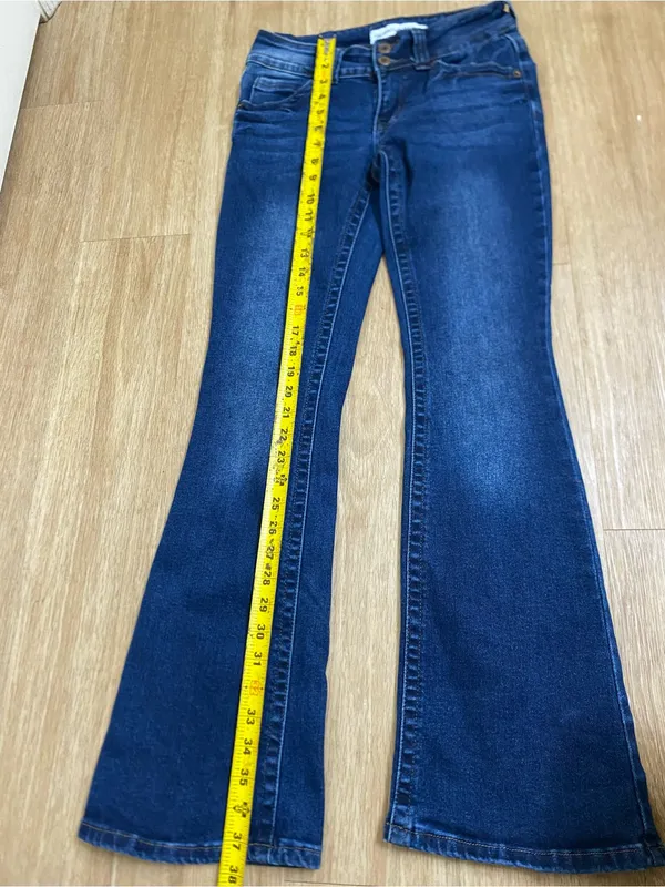 Telepatia Dark Indigo Flare Jeans - Women's - Image 4
