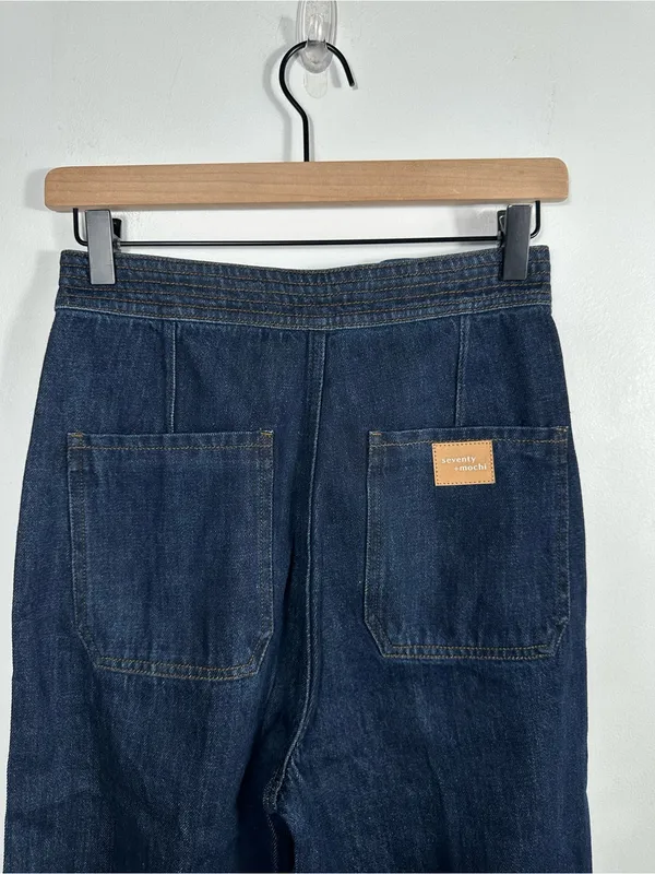 Seventy +‎ Mochi Marie Sailor Jeans 25 High Rise Wide Leg Button Front - Image 8