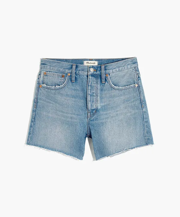 Madewell Womens Relaxed Mid-Length Denim Shorts Size 23 - Image 4