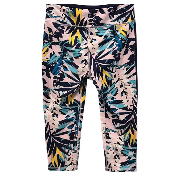 Old Navy Legging‎ Size XL Capri Floral Workout Performance Gym Yoga Performance - Image 2