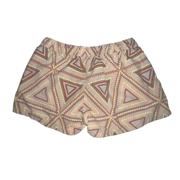 Patagonia Shorts Women M Barely Baggies 2.5" Peach Aztec Beach Coastal Resort - Image 2
