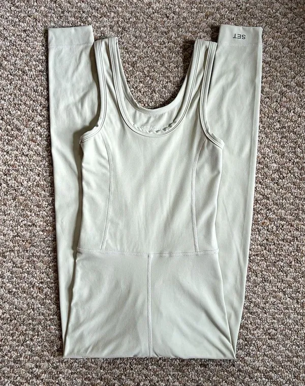Set Active Sportbody Jumpsuit Oat Milk - Image 2