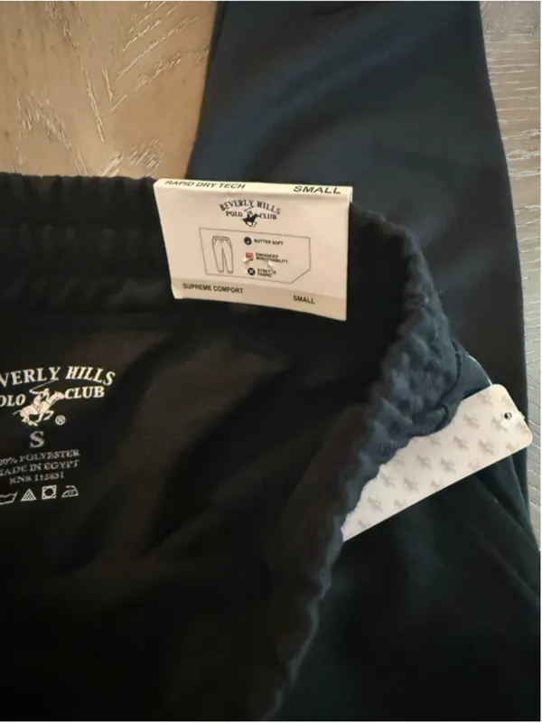 Beverly Hills Polo Club Black Joggers Size Small - Image 6