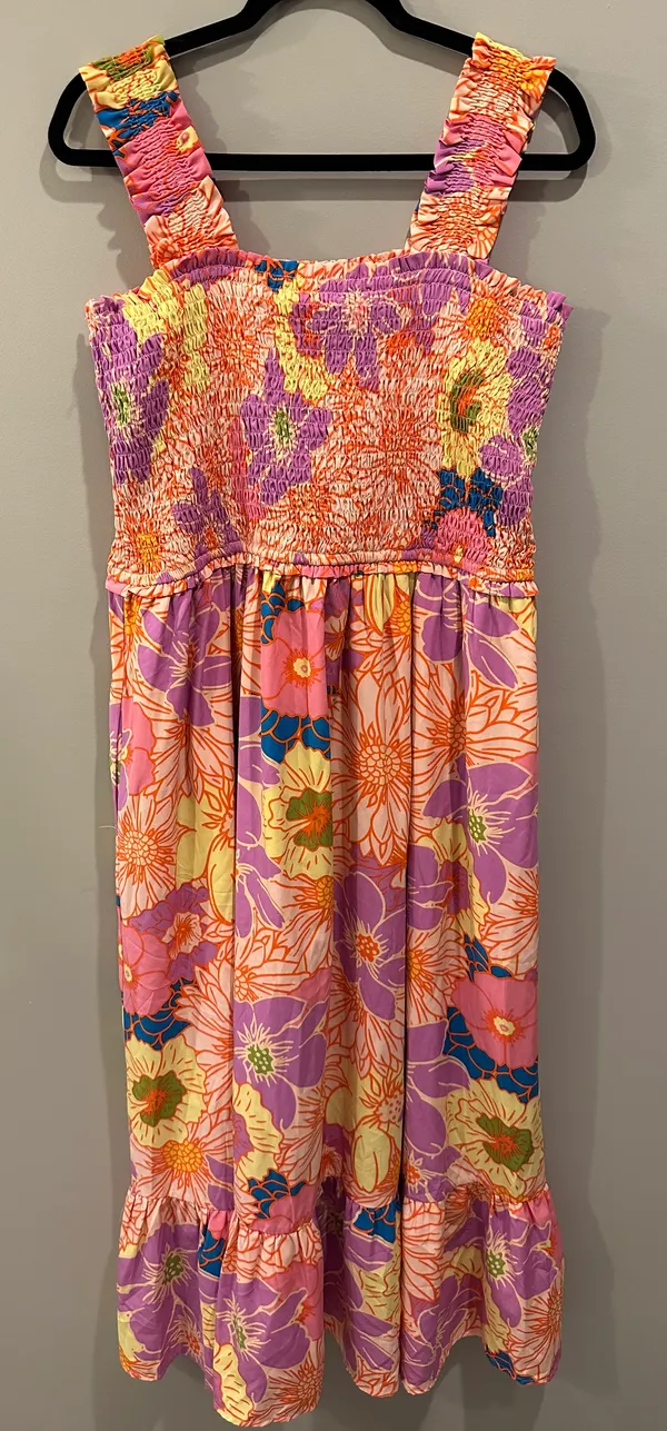 Entro Floral Maxi Dress - Image 2