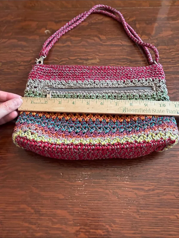 The Sak Colorful Rainbow Woven Crochet Bag - Image 10