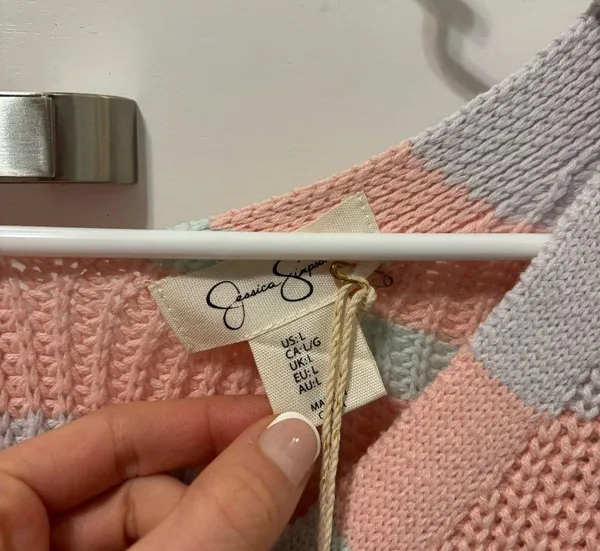 Jessica Simpson Pastel Stripe Cardigan NWT - Image 6