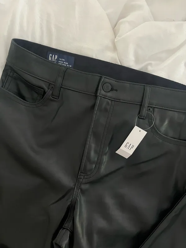 Gap Leather Pants - Image 2