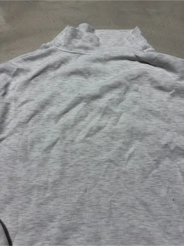 Varley Light Gray Turtleneck Sweatshirt Betsy LW double face medium - Image 16
