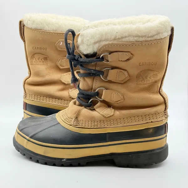 Vintage Sorel Caribou Made in Canada Après Ski Snow Boots Women's 7 - Image 8