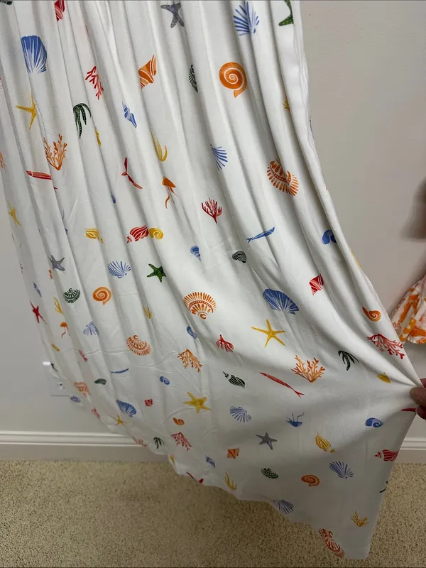 NWT a new day Off White Maxi Dress with Colorful Sea Life Print size XXL - Image 5