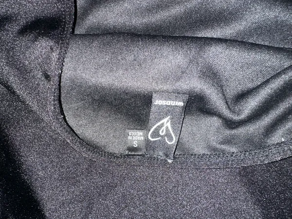 Windsor Black Mini Dress - Image 2