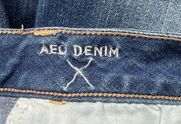 American Eagle Women’s Hi Rise Jeggings Size 6 Long Dark Wash AEO Denim X Jeans - Image 9