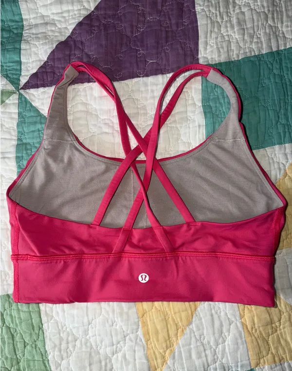 Lululemon Energy Sports Bra 8 - Pink - Image 3