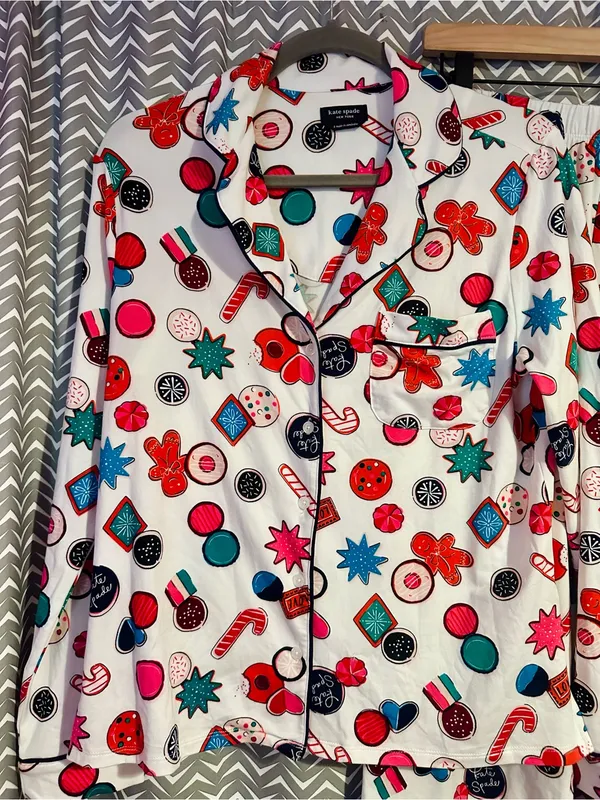 Kate Spade New York | 2PC CHRISTMAS COOKIE LOVE Pajamas, Size S - Image 2