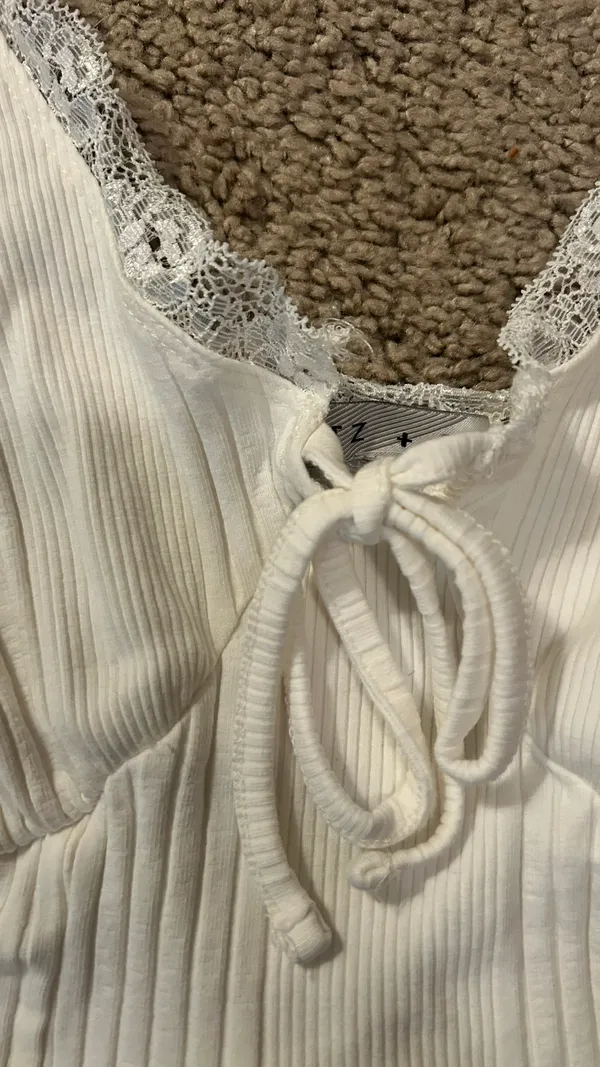Fitz + Eddi White Crop Top - Image 3