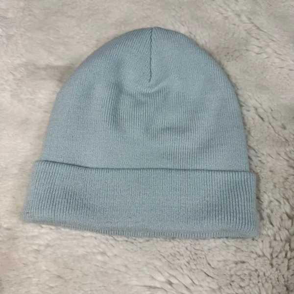 Herschel Light Blue Knit Beanie Y2K Minimalist - Image 2