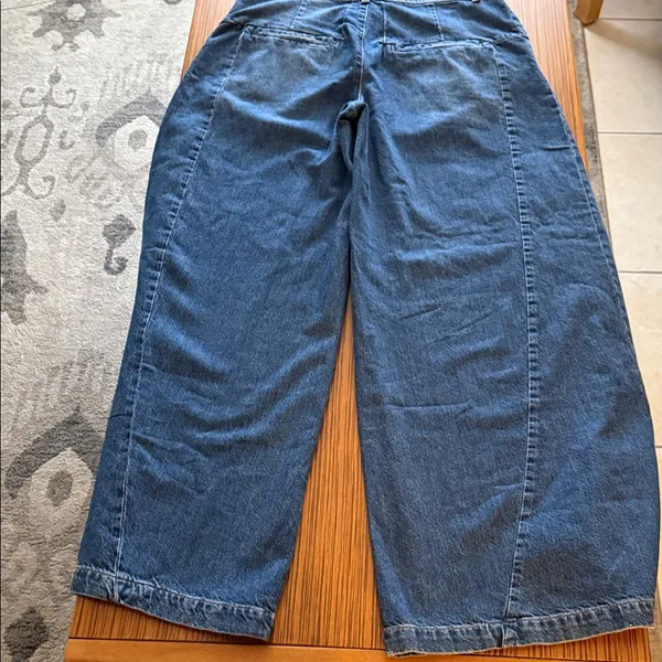 We The Free Wide Leg Blue Jeans! - Image 8