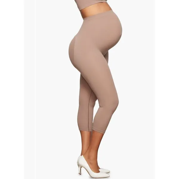 New‎ Skims Seamless Sculpt Maternity Leggings UMBER Size XXS/XS Shapewear - Image 2