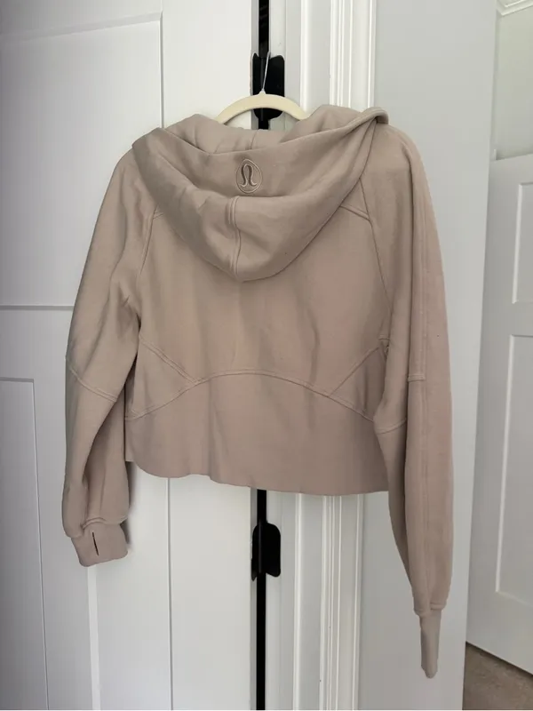 Lululemon Scuba Oversized Full-Zip Hoodie Tan Jacket‎ sheer oak - Image 4
