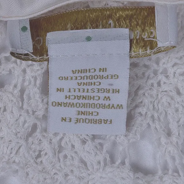 House of Harlow 1960 Ivory Crochet Floral Maxi Dress Sleeveless V-Neck Small - Image 7