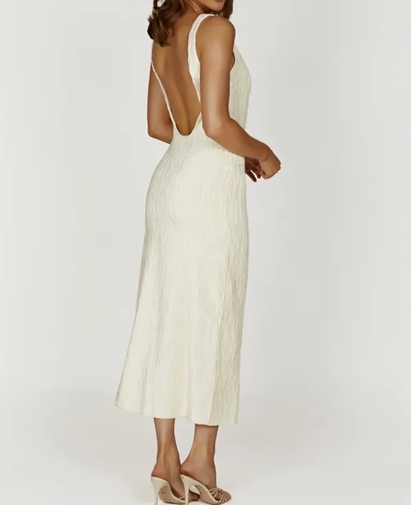 Meshki Theia Plisse Maxi Dress - Image 4