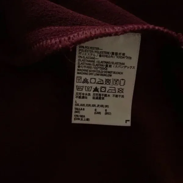 American Apparel High Neck/Halter Tank in MAROON Women Size L - Image 3
