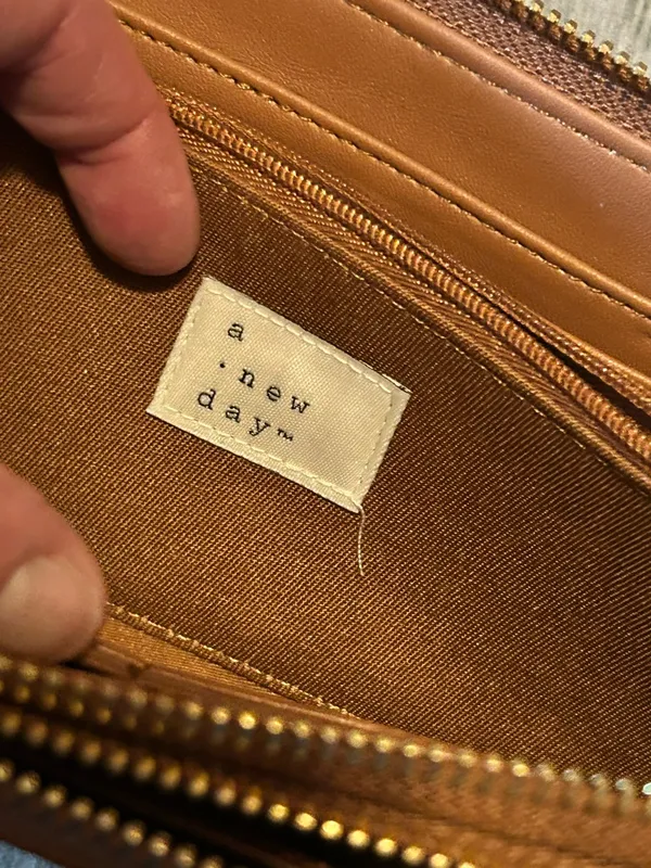 A New Day brown double zip wallet - Image 3