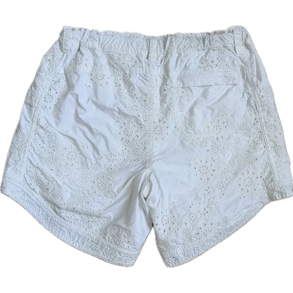 Free People Gonna Love Me Eyelet Shorts White Medium Soft Feminine Cargo Lace‎ - Image 4