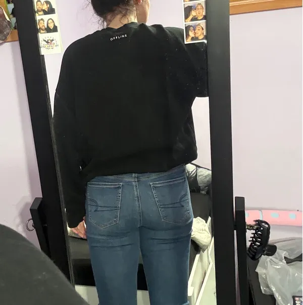 Black Sweatshirt Aerie OFFLINE by - Image 2