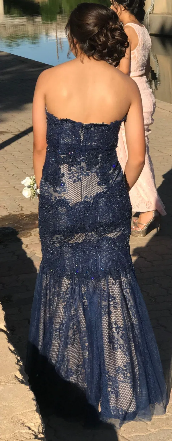 Prom Dress / Formal Blue Size XS - Image 2