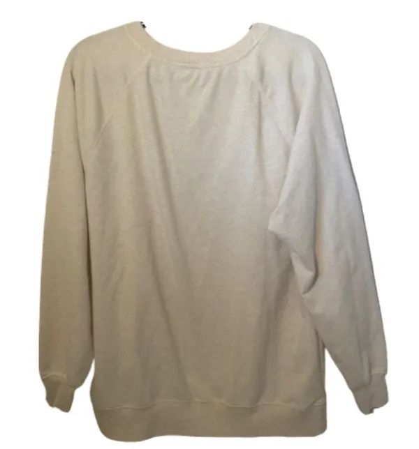 Wildfox Womens sweatshirt medium lip leopard Long Sleeve Casual Lounge Coz… - Image 3