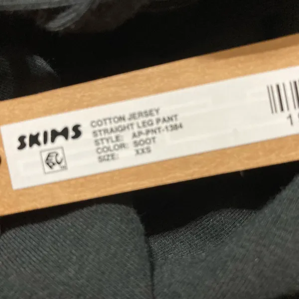 SKIMS Cotton Jersey Straight-Leg Pants XXS - Image 7