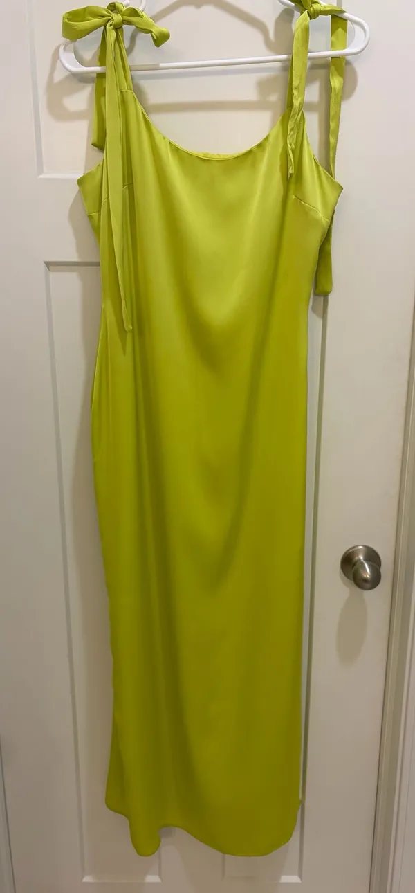 Boutique Lime Green FORE Dress - Image 2
