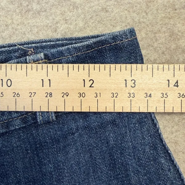 Jazzie Jeans Womens 10 Blue Vintage 70s Boho Wide Leg Jeans Western Disco - Image 9
