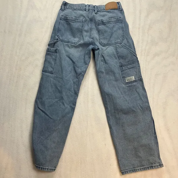 Pacsun Baggy Carpenter Jeans Light Wash Denim Women's Size 28x30‎ - Image 10