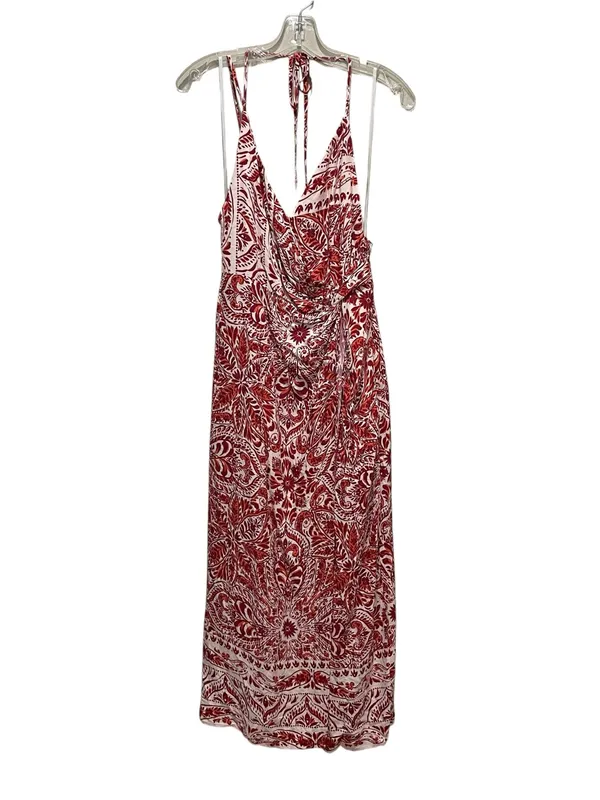 Forever 21 Contemporary Paisley Maxi Dress Blush Rust Women’s Size Large NWT - Image 2
