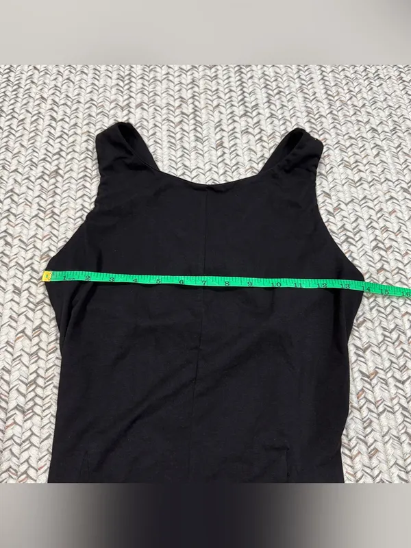 Halara Black High Neck Keyhole Back Jumpsuit - Image 5