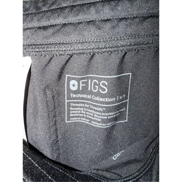 Figs Technical Collection Black Joggers Size S / T - Image 7