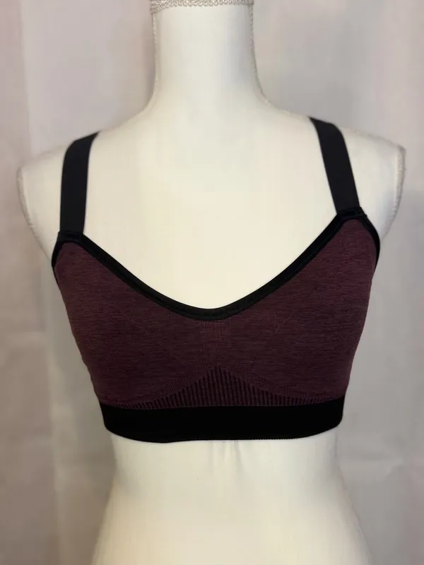 lululemon athletica Plum and Black Support Bralette - Image 6