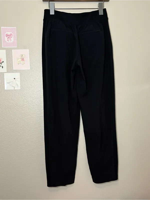 Ashleta wide leg high waisted black pant trouser 0P casual corpcore quiet luxury - Image 5