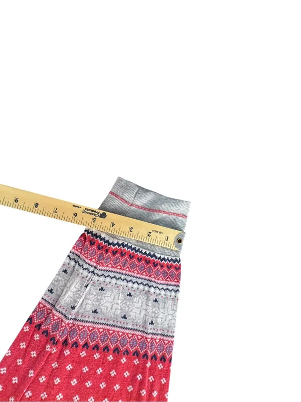 Cuddl Duds Red Polka Dot Long-Sleeve Pajama Set with Gray Trim - Image 9