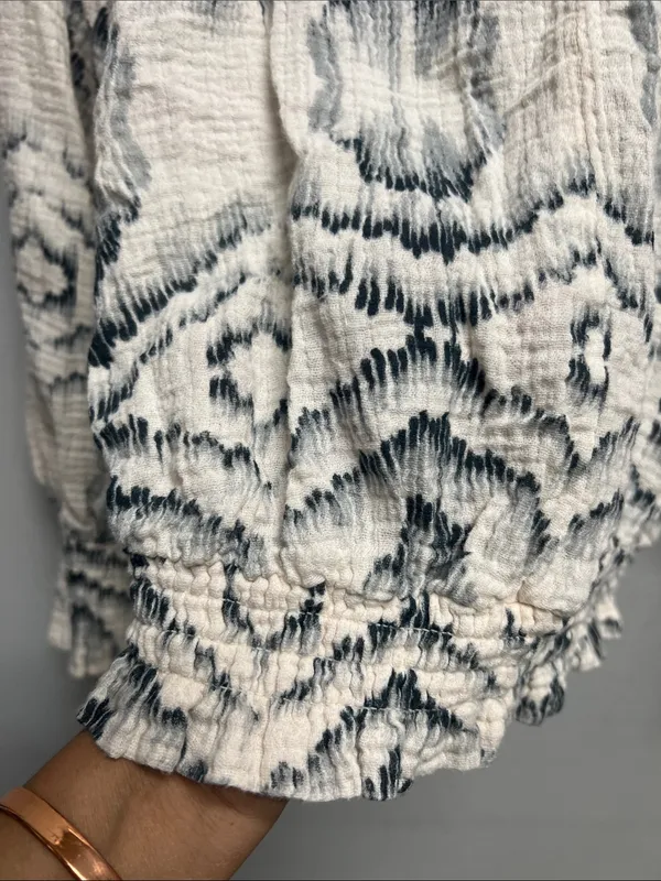 Anthropologie Porridge Long-Sleeve Gauze Smocked Top - Image 6